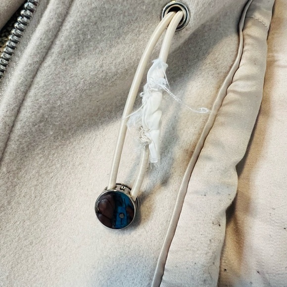 Ever New Melbourne Cream Wool-Blend Faux-Fur-Hood Fran Winter Coat. Size 6. - Picture 10 of 15